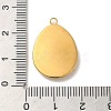 304 Stainless Steel Pendant Cabochon Settings For Enamel STAS-D013-01B-G-3