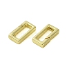 Brass Spring Gate Rings KK-B089-11G-2