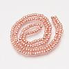 Electroplate Non-magnetic Synthetic Hematite Bead Strands G-Q465-21RG-2