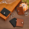 CHGCRAFT 4 Sest 2 Colors 2 Inch Leather Cover Mini Photocard Holder Book AJEW-CA0003-95-4