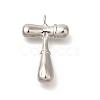 Rack Plating Brass Pendants KK-I722-08P-T-1