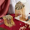 2Pcs Fashionable Tassel Epaulettes DIY-FH0008-89A-G-4