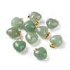 Natural Green Aventurine Pendants G-I311-A06-G-3