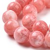 Natural Persian Jade Beads Strands G-D434-8mm-30-4