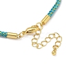 Braided Nylon Cord Bracelet Making MAK-L043-01G-02-3