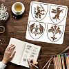 PET Hollow Out Drawing Painting Stencils DIY-WH0391-0513-3