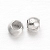 Rondelle Brass Crimp Beads X-KK-L134-33P-01-1