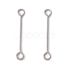 Non-Tarnish 304 Stainless Steel Connector Charms STAS-G291-03B-P-1