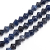 Natural Sodalite Beads Strands G-E560-E01-6mm-1