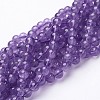 Natural Amethyst Beads Strand X-GSR6mmC062-1