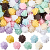112Pcs 8 Colors Opaque Resin Cabochons RESI-SC0006-95-1