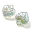 Luminous UV Plating Transparent Acrylic Pendants OACR-P010-10B-2