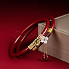 20Pcs Tibetan Style Alloy Curved Tube Beads FIND-DC0002-41-4