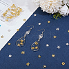 96Pcs 7 Styles Christmas Themed Alloy Cabochons MRMJ-OC0002-34-5