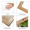 Rectangle with Dog & Word Wooden Photo Frames AJEW-WH0292-005-3
