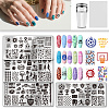 Plastic Nail Art Image Templates AJEW-UN0002-50-1