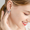 1 Pair 316 Surgical Stainless Steel Hoop Earrings EJEW-BBC0001-64B-6