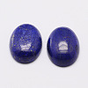 Dyed Oval Natural Lapis Lazuli Cabochons G-K020-14x10mm-02-1