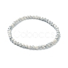 Synthetic Howlite Beaded Stretch Bracelets BJEW-A117-A-10-5