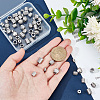 60Pcs 5 Style 201 Stainless Steel European Beads STAS-UN0048-51-4