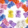 50Pcs Transparent Acrylic Pendants TACR-FP0001-08-3