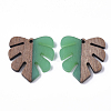 Resin & Walnut Wood Pendants RESI-S358-24A-1