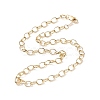 Brass Cable Chain Necklace for Men Women NJEW-JN03735-3