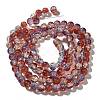 Crackle Glass Beads Strands X-CCG-C002-8mm-11-2