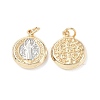 Brass Pendants KK-F845-21G-1