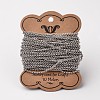 Non-Tarnish 3.28 Feet 304 Stainless Steel Rolo Chains X-CHS-L015-32-2