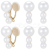 10Pcs Brass Ear Cuff Findings KK-BBC0022-46-1