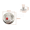 Alloy Decorative Buttons PW-WG1200D-22-1