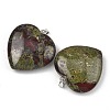 Natural Dragon Blood Pendants GG-K002-12A-25-2
