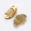 Brass Clip-on Earring Settings KK-K197-67-2