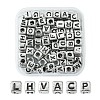Plated Acrylic Beads MACR-YW0002-26-1