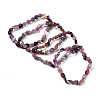 Natural Mixed Gemstone Bead Stretch Bracelets BJEW-K213-M04-2
