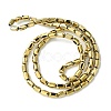 Electroplate Glass Beads Strands GLAA-Q101-02A-FP01-2