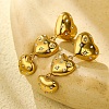 304 Stainless Steel Micro Pave Clear Cubic Zirconia Stud Earrings EJEW-S226-21G-1