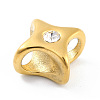 Ion Plating(IP) 304 Stainless Steel Slide Charms STAS-I190-27G-3