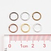 1 Box 6 Color Iron Open Jump Rings IFIN-X0025-8mm-NF-B-2