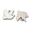 316 Surgical Stainless Steel Charms STAS-G325-06P-2