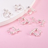 Brass Screw On Clip-on Earring Findings KK-L164-01S-5