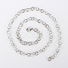 Tarnish Resistant 304 Stainless Steel Cable Chain Necklaces LS-MAK-N016-04P-2