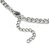 Natural Shell Bib Necklace NJEW-TA00116-5