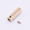 Zinc Alloy End Caps PALLOY-WH0072-42G-1