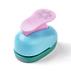 Mini Plastic Craft Punch Sets for Scrapbooking & Paper Crafts AJEW-WH0104-95C-1