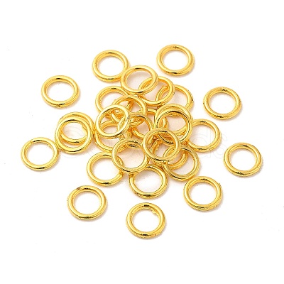 Alloy Soldered Closed Jump Rings KK-WH0052-05A-G-1