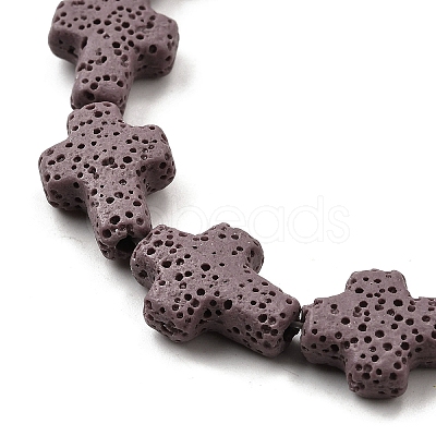 Natural Lava Rock Beads Strands G-L498-E01-01B-1