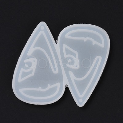 DIY Teardrop with Witch's Hat Pendants Silicone Molds DIY-D060-10-1