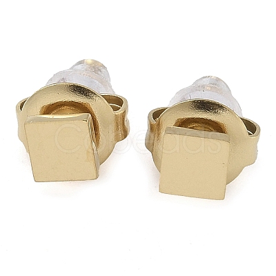 Ion Plating(IP) 304 Stainless Steel Stud Earrings for Women EJEW-B109-04C-G-1